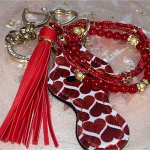 Heart Bracelet Keychain